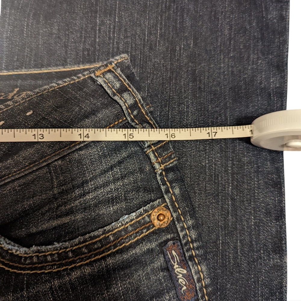 Silver Tuesday Flap jeans size 28 - Picture 3 of 6